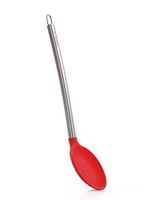Ineibo Kitchen Silicone Serving Spoon - With Strong Silicone Covering Head And S on sale Ineibo Kitchen Silicone Serving Spoon - With Strong Silicone Covering Head And S on sale