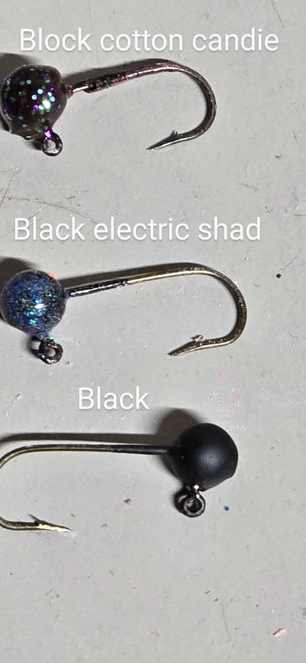 Cabezas de plantilla de bola redondas personalizadas de 1/16, 1/32, 1/8 y 1/4 oz con ganchos para mostaza Foto 4 de 4