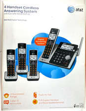 CL83463 DECT 6.0 4-Handset Phone Answering System w/ Caller ID New Open Box