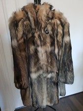 Women Real Fur Coat Fit Size 12/14