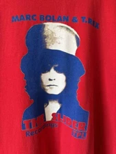 Marc Bolan & T. Rex The Slider Red Unisex Adult T-Shirt S-5XL