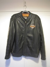Harley-davidson Black Leather Jacket - Size 3xl