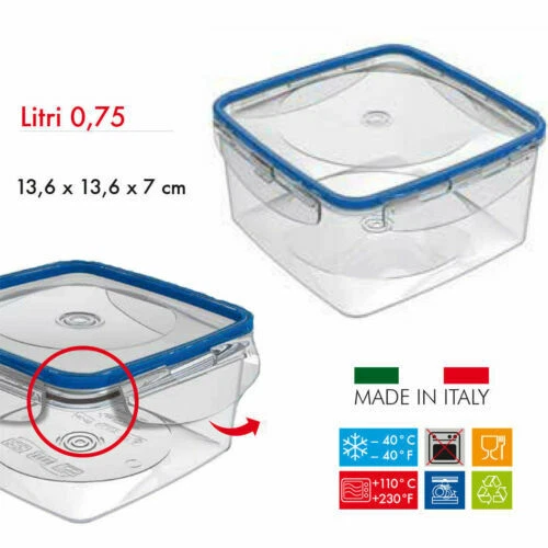 Contenitori di plastica da cucina in plastica
