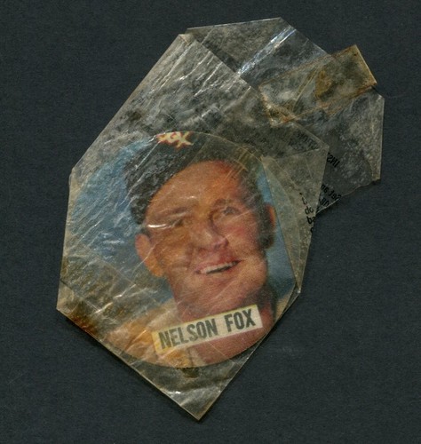 Nellie Fox 1961 Chemstrand Iron on Patch card