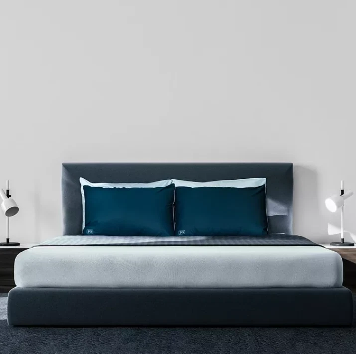 Pillow Guy Navy Teal Down Alternative 2 Pillows Size King- Soft pillows - Image 3 of 3