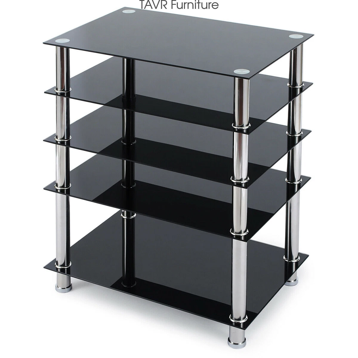 Black glass on sale media console