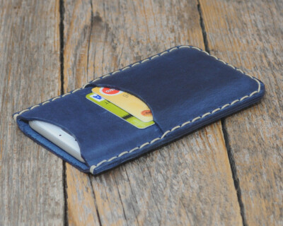 Personalized Leather Pouch for Xiaomi, Case with Credit Card Pocket 