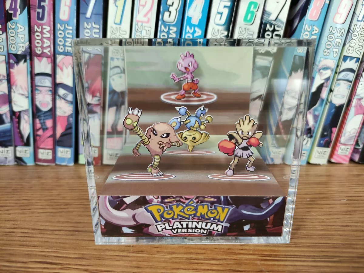 Pokemon Hitmonchan Hitmonlee Hitmontop Evolution Handmade Diorama Cube -  Fanart