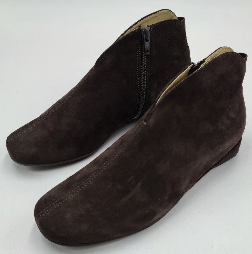 Stiefeletten 36 Echt Leder Hassia Damen Schuhe Braun Halbhoch Premium Weit G 2 - Bild 4 von 4