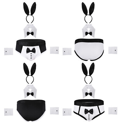 Mens Underwear Fancy Dress Briefs Headband Lingerie Bowknot Outfit Cosplay Sexy | eBay Mens Underwear Fancy Dress Briefs Headband Lingerie Bowknot Outfit Cosplay Sexy | eBay