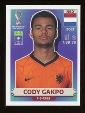 2022 Fifa World Cup Panini Sticker Qatar CODY GAKPO Netherlands NED19