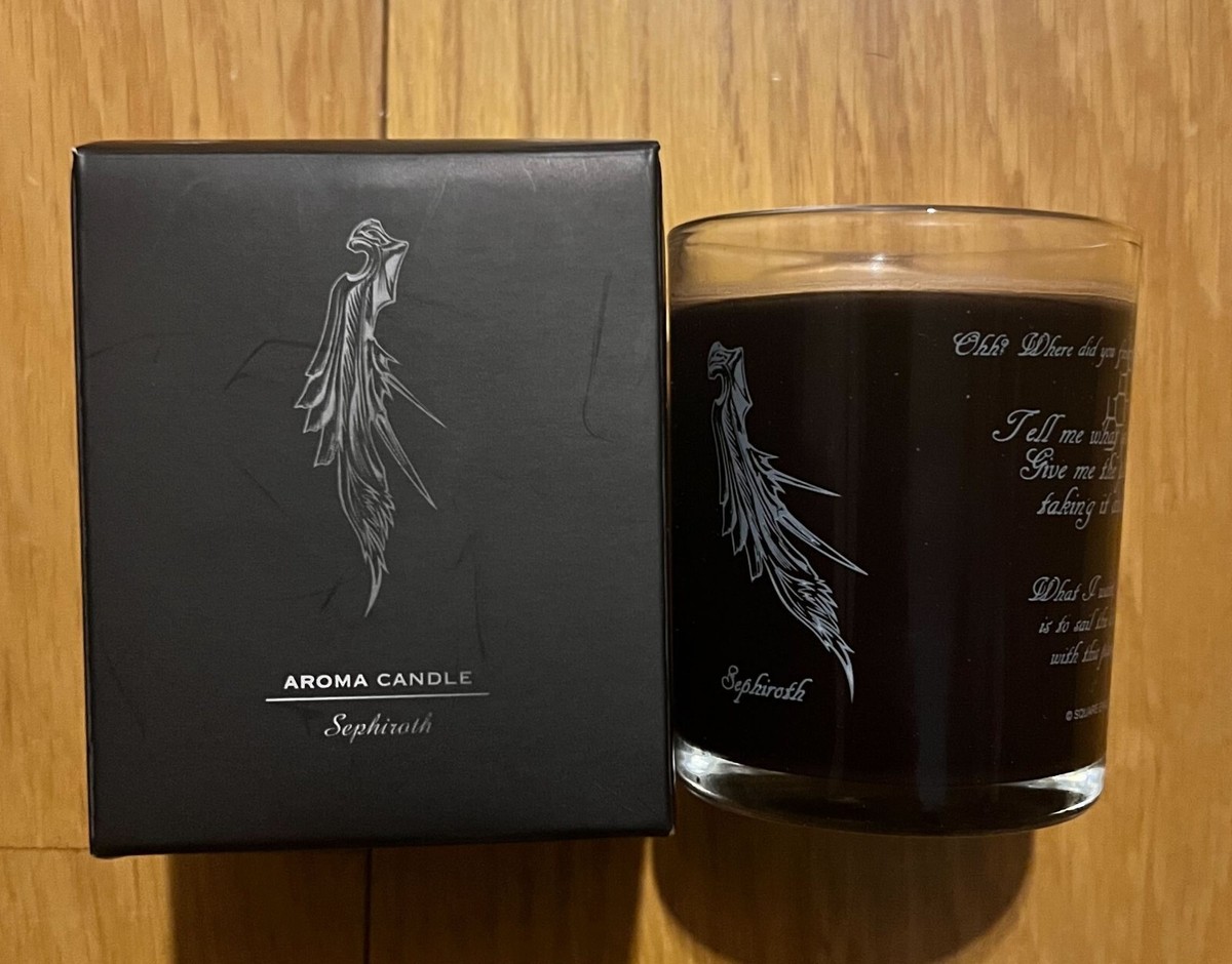 Final Fantasy Sephiroth Aroma Candle Japan Rare Square Enix