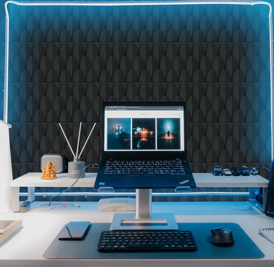 STICKGOO 33 Pack Black 3D Wall Panels PVC 3D Wall Panels Decorative PVC