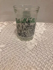 Vintage Welch’s Jelly Jar-Looney Tunes-Collector Series 12-That’s All Folks
