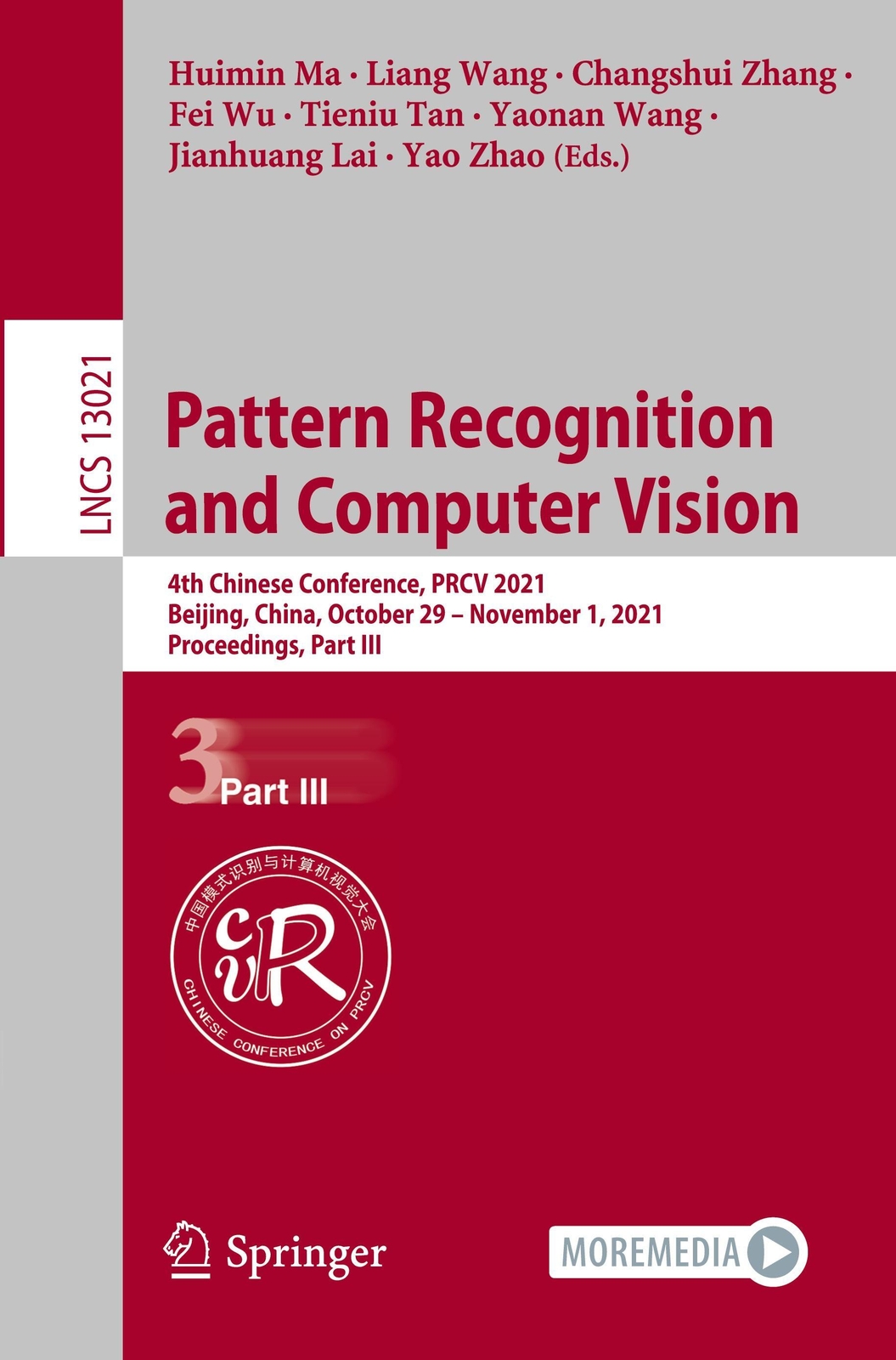 Thumbnail - Pattern Recognition And Computer Vision Huimin Ma (u. A.) Taschenbuch