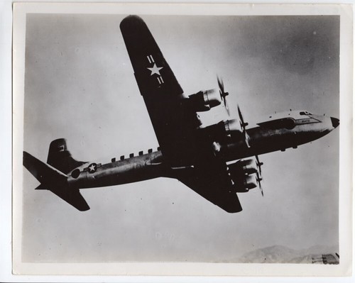 1950s USAF MATS C-118 Liftmaster Transport 8x10 Original Photo