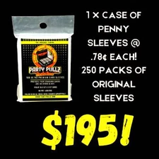 Party Pullz Protectorz Ultra Premium Trading Card Original Sleeves Full Case "25