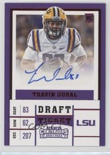 2017 Panini Contenders Draft Picks Ticket Red Foil Travin Dural #151 Auto 2u6