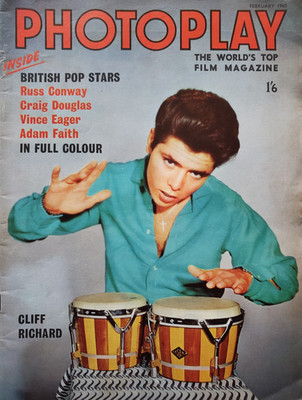PHOTOPLAY FEB 1960  ELVIS, CLIFF RICHARD, FABIAN, RICK NELSON, ZSA ZSA GABOR
