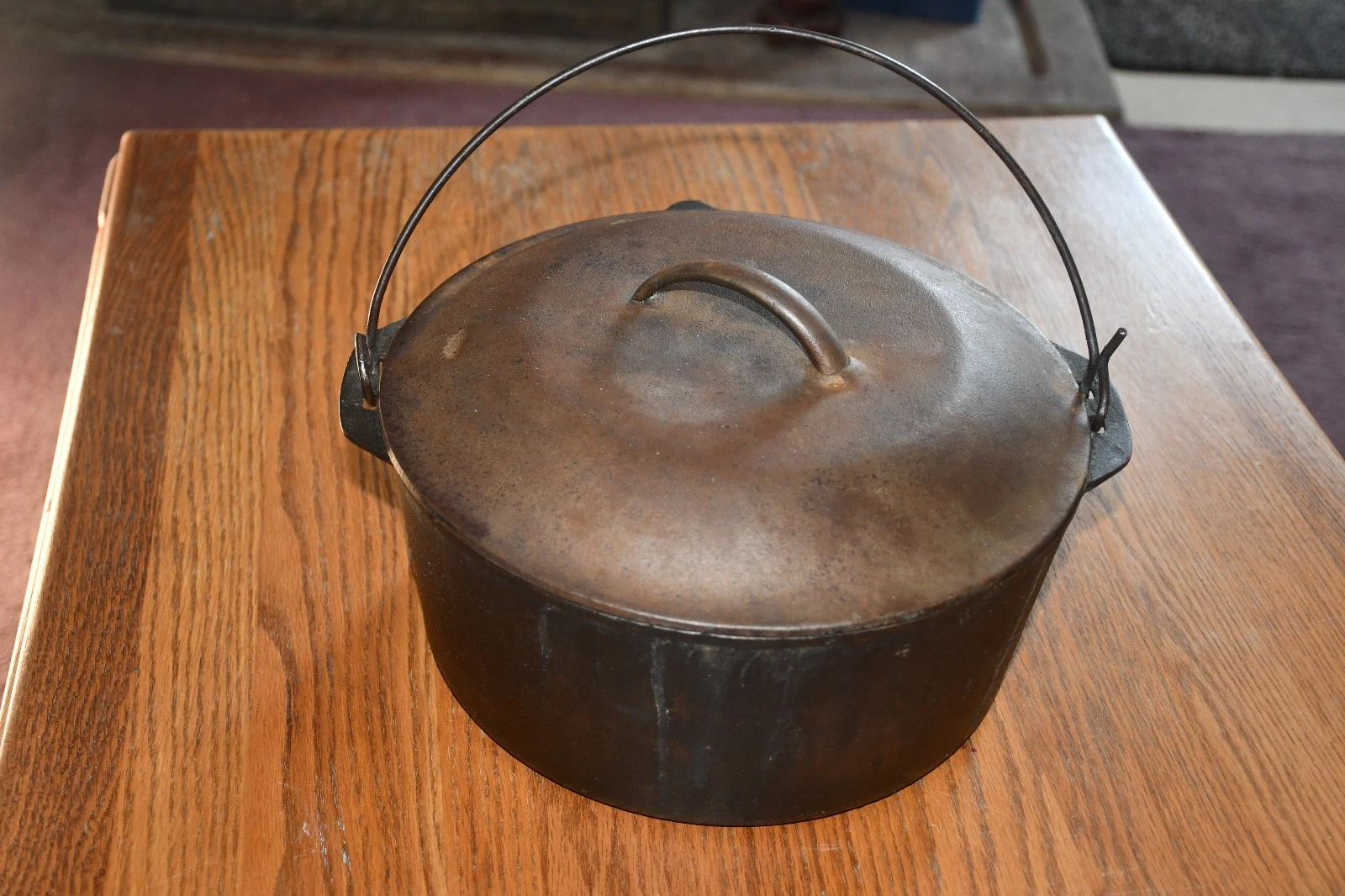 Vintage Cast Iron MAID OF HONOR 10.25” Dutch Oven #8 Pot, Lid, Handle