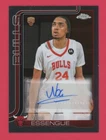 2025-26 Topps Chrome Noa Essengue RC Auto #TCAR-NE Rookie Autograph Bulls