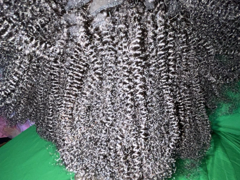 Wings by Her Given Hair Headband 4b/4c 14 inch Human Hair #1B Color 170g - Image 4 of 4