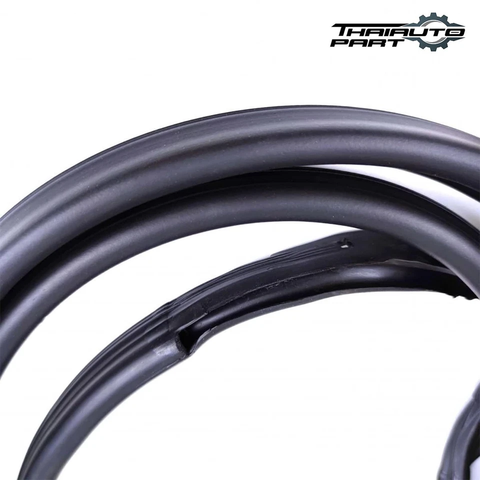 2 Weatherstrip Door Seal Rubber Front For 1984-1993 Mercedes Benz 190D 190E W201 - Image 4 of 4