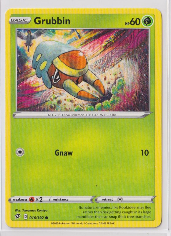 Pokemon SWSH - Rebel Clash  016/192 Grubbin