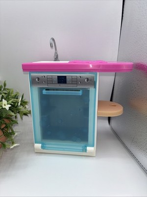 2018 Mattel Barbie Doll Dream House 7'' Kitchen Sink Dishwasher Furniture Replace