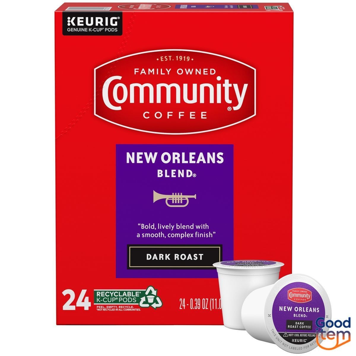 Community Coffee New Orleans Blend Dark Roast Coffee - Singl