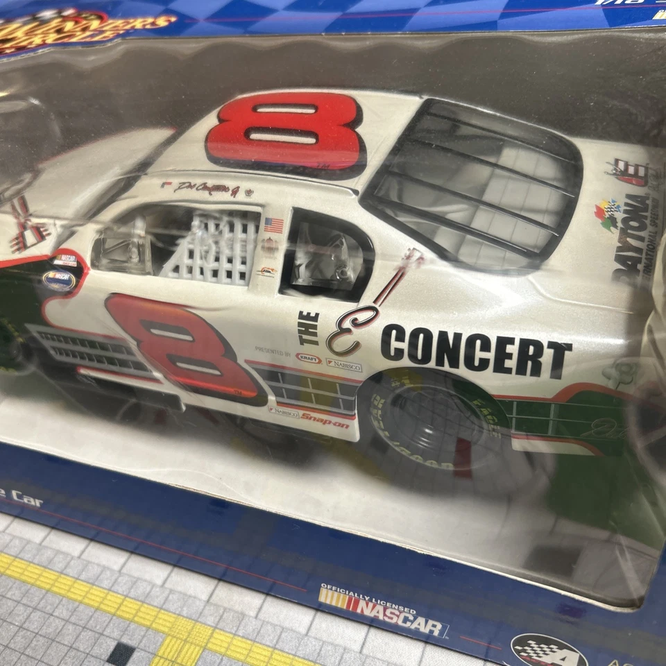 Dale Earnhardt Jr. #8 white 1:18 scale The E Concert Winner's Circle car 2003 - Image 2 of 4