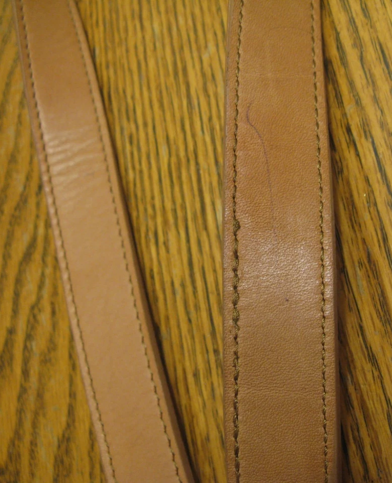 Vintage 35 1/2" light brown REPLACEMENT STRAP perfect for Fossil, Coach, etc - Image 4 of 4