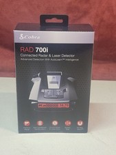 Cobra RAD 700i Connected Radar Laser Detector Black.. New