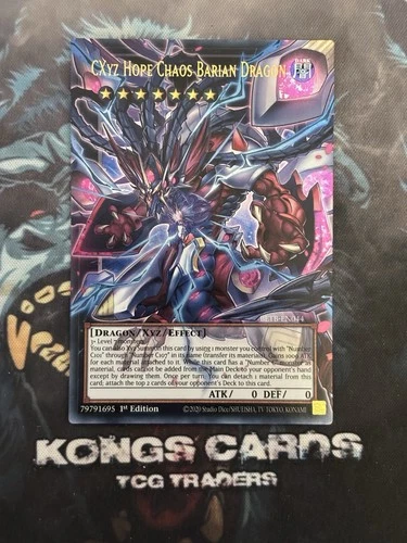 BETB-EN044 CXyz Hope Chaos Barian Dragon Overframe Ultra Rare