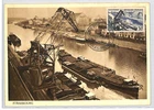 FRANCE Strasbourg Port First Day Postcard 1956 FDC {samwells-covers}RF245