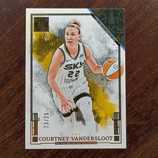 2025 Panini Impeccable WNBA #63 Courtney Vandersloot GOLD /25