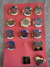 Vintage Planet Hollywood Pin Lot London, Paris, Chicago, New York, Orlando￼
