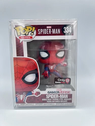 Funko Pop Spider-Man 334 GameStop Exclusive Marvel Gamerverse PS4 Suit