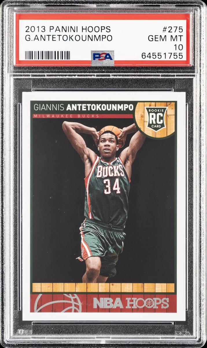 Giannis Antetokounmpo 10 Graded Basketball Rookie Sports Trading