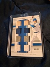 NICO HOERNER 2020 Panini National Treasures Game Gear Materials Six #/99 ⚾GGMS⚾