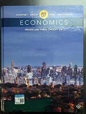 Economics: Private and Public - Hardcover, by Gwartney James; Stroup - Good