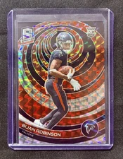 2023 Panini Spectra - Rookies Bijan Robinson #117 Interstellar Prizm /60 (RC)
