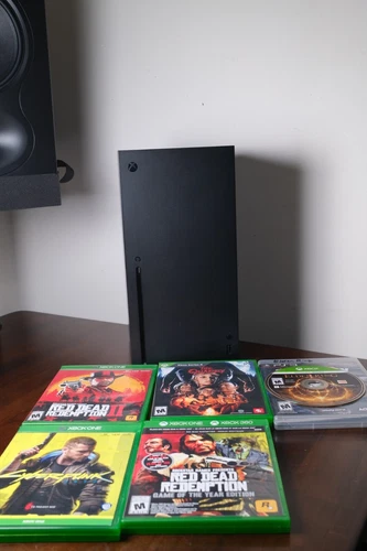 Microsoft Xbox Series X 1TB SSD Home Console - Black with 5 Games