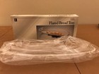 Flared Bread Tray Mid Century Modern NIB Clear Acrylic Lucite Serving Tray — photo 1