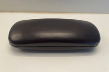 New EYEGLASSES/SUNGLASSES Hard Brown Case w/Microfiber Cleaning Cloth