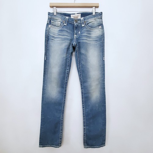Big Star Blue Light Denim Liv Low Rise Women's Jeans Size 27