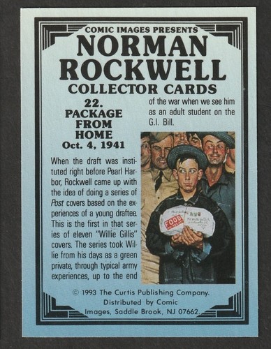1993 Norman Rockwell Collector Cards NRMT Comic Images Set Break U Choose JUN24 - Picture 19 of 83