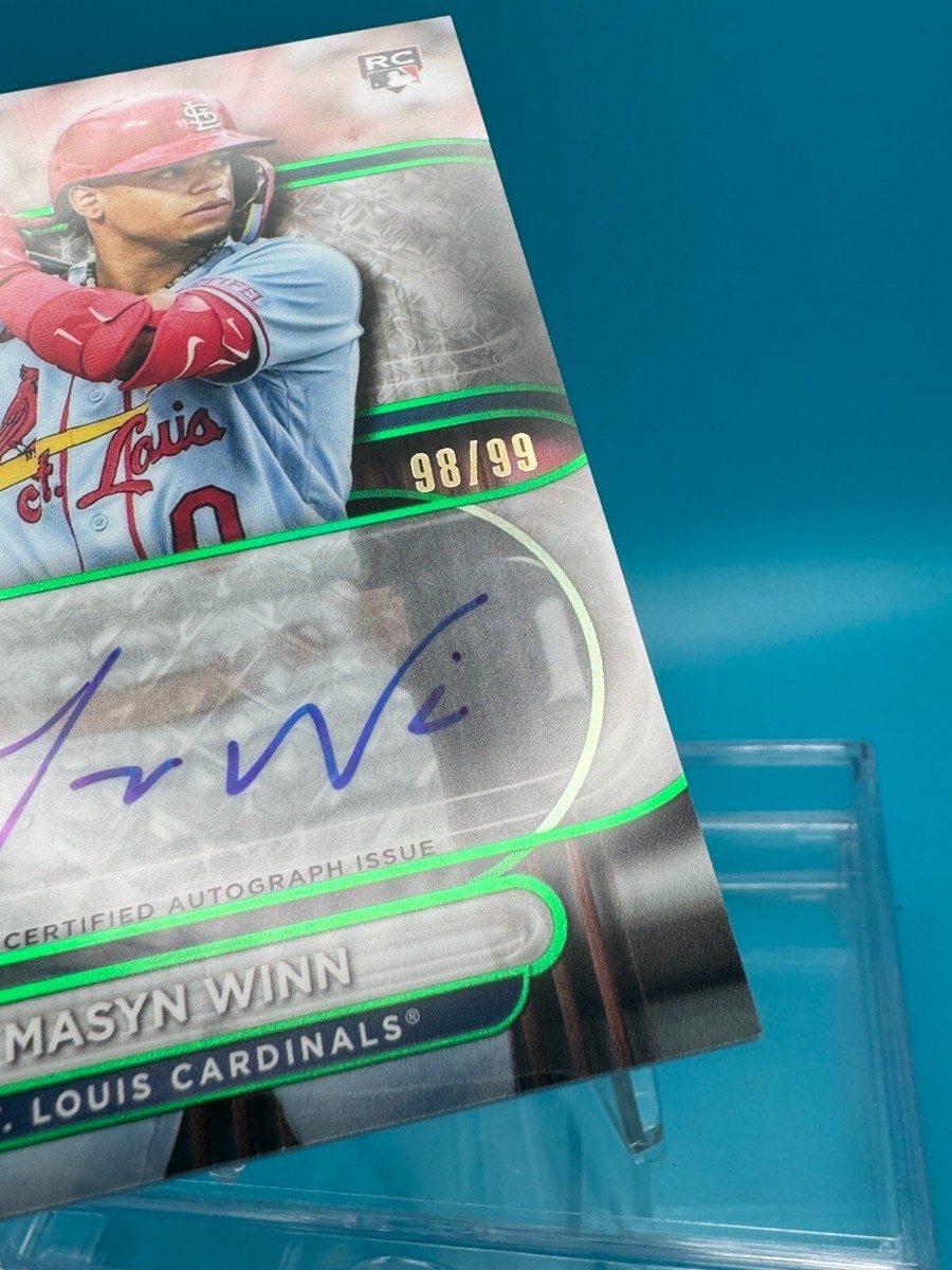 2024 Topps Tribute Green Parallel #/99 MASYN WINN Rookie Auto