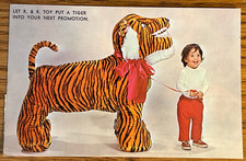 Advertising, R. & R. Toy Mfg. Co., Child & Tiger, Pen Argyl Pennsylvania, 1960's