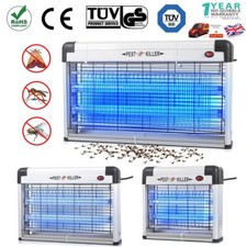Electric UV Lamp Mosquito Fly Insect Killer Bug Zapper Trap Indoors Outdoor Home